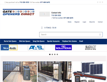Tablet Screenshot of gateoperator.net
